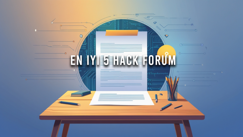 Hack Forum: En İyi 5 Hack Forumu