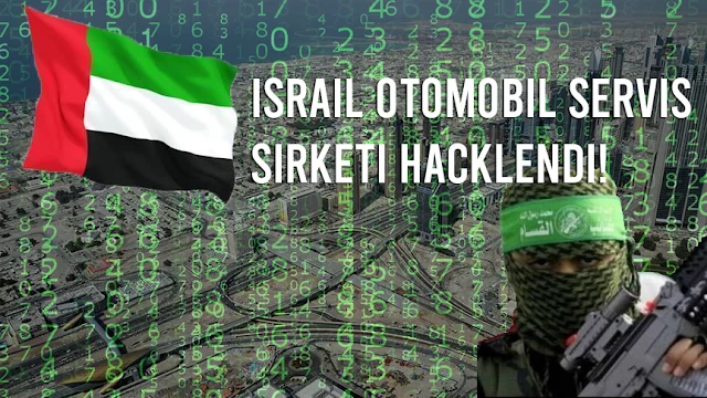 İsrail Otomobil Servisi Şirketi Siber Saldırıya Uğradı
